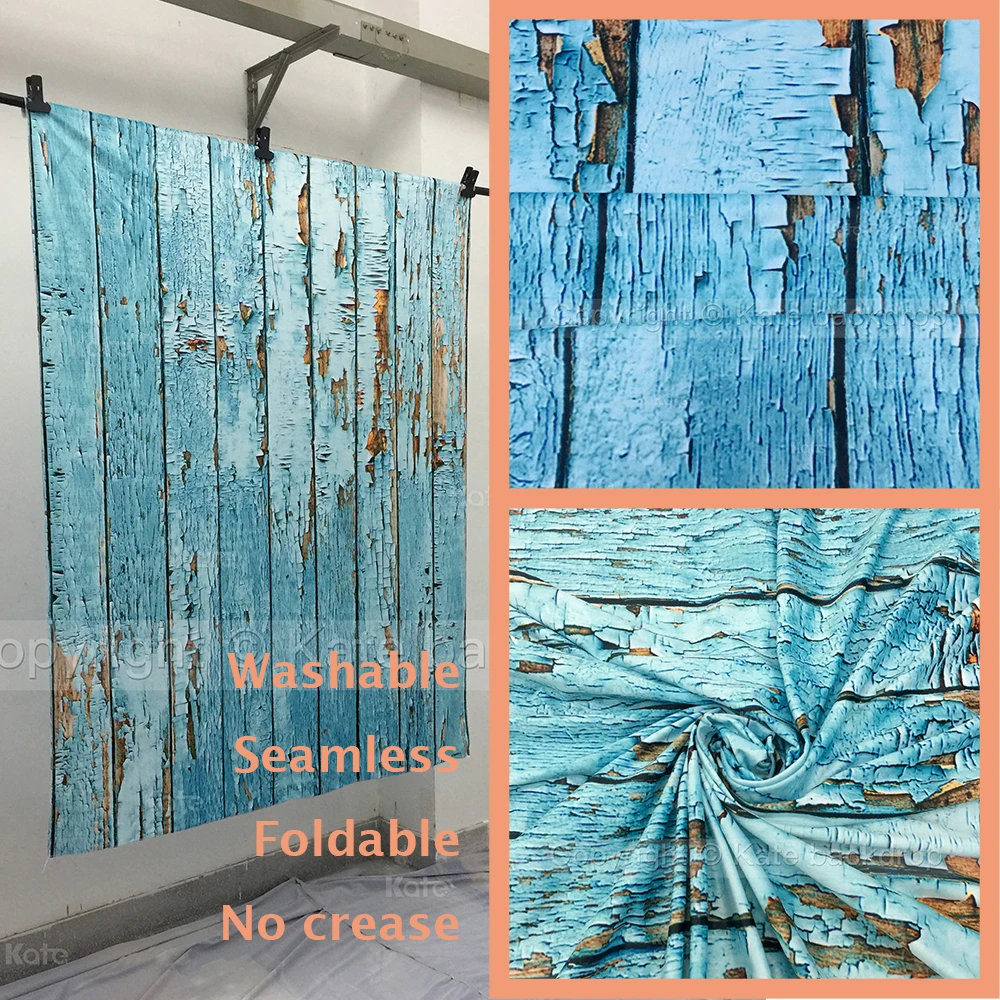 Бесшовный моющийся фон для студийной фотосъемки с изображением серой кирпичной стены VinylBDS