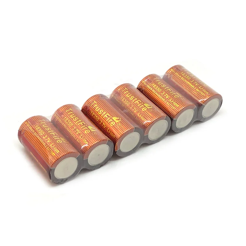 

8pcs/lot TrustFire IMR 18350 700mAh 3.7V Rechargeable Lithium Battery High Drain Batteries Cell for Torches Electronic Smokes