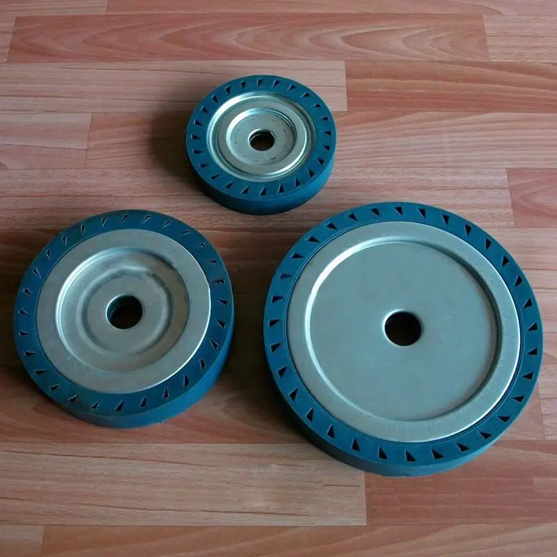 250*40*32mm High Speed Centrifugal Drum Rubber Polishing Wheel for Sanding Machine