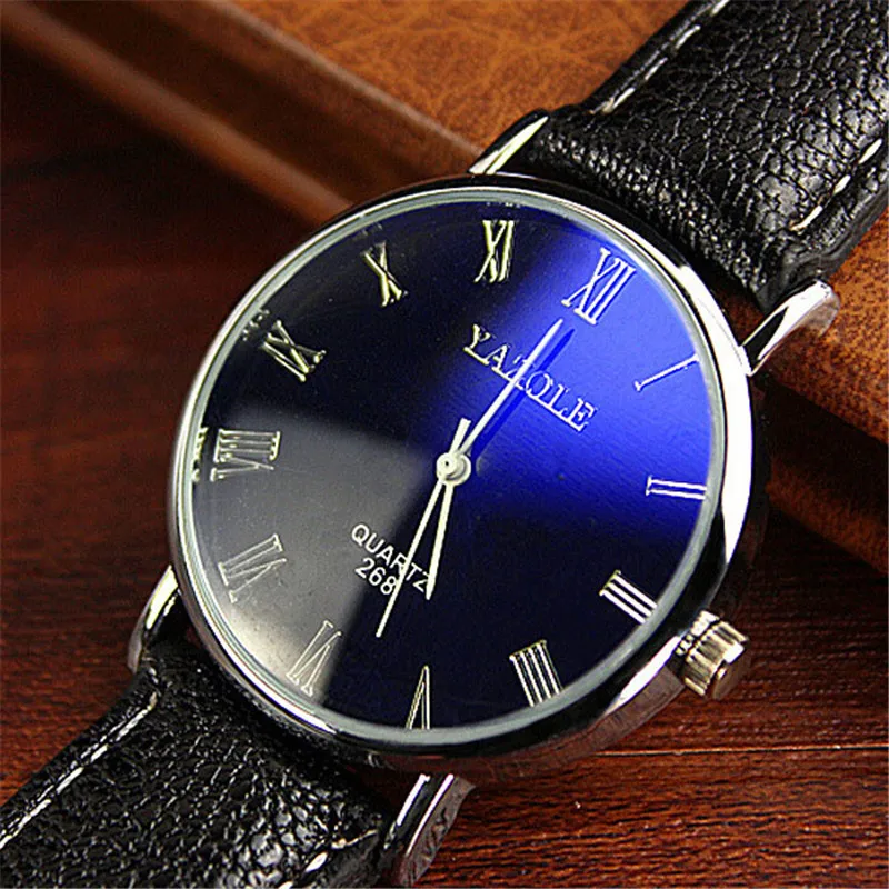 Orologio Uomo 2023 Luxury Watch For Men Leather Simple YAZOLE Fashion Business Casual Clock Mens Quartz Wrist Watches Gift Hot