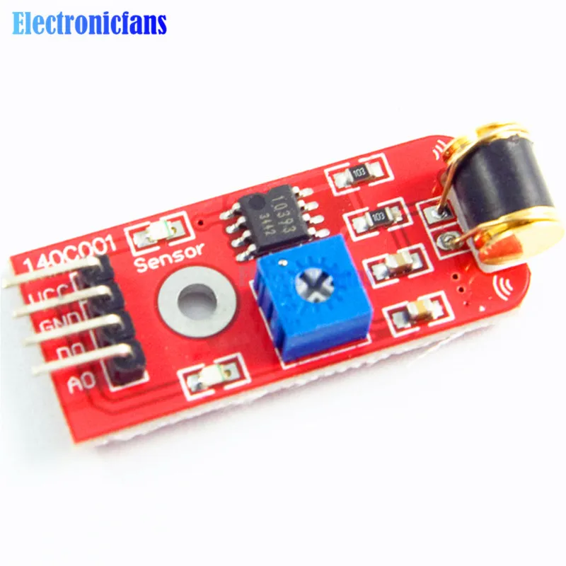 801s Shake vibration Sensor Module For Arduino Open Source LM393 3-5VDC TT Logic