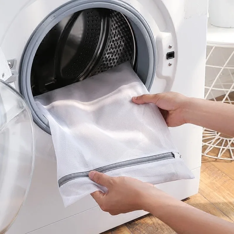 Zipper Mesh Laundry Bags Travel Foldable Storage Organize Bag Clothing Washing Bags for Blouse,Bra, Socks,Underwear,Lingerie