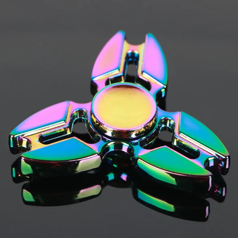 Crab legs Colorful  Tri-Spinner Fidget Toy EDC Hand Spinner Anti Stress Reliever And ADAD Fidget Spinner 606 steel Bearing