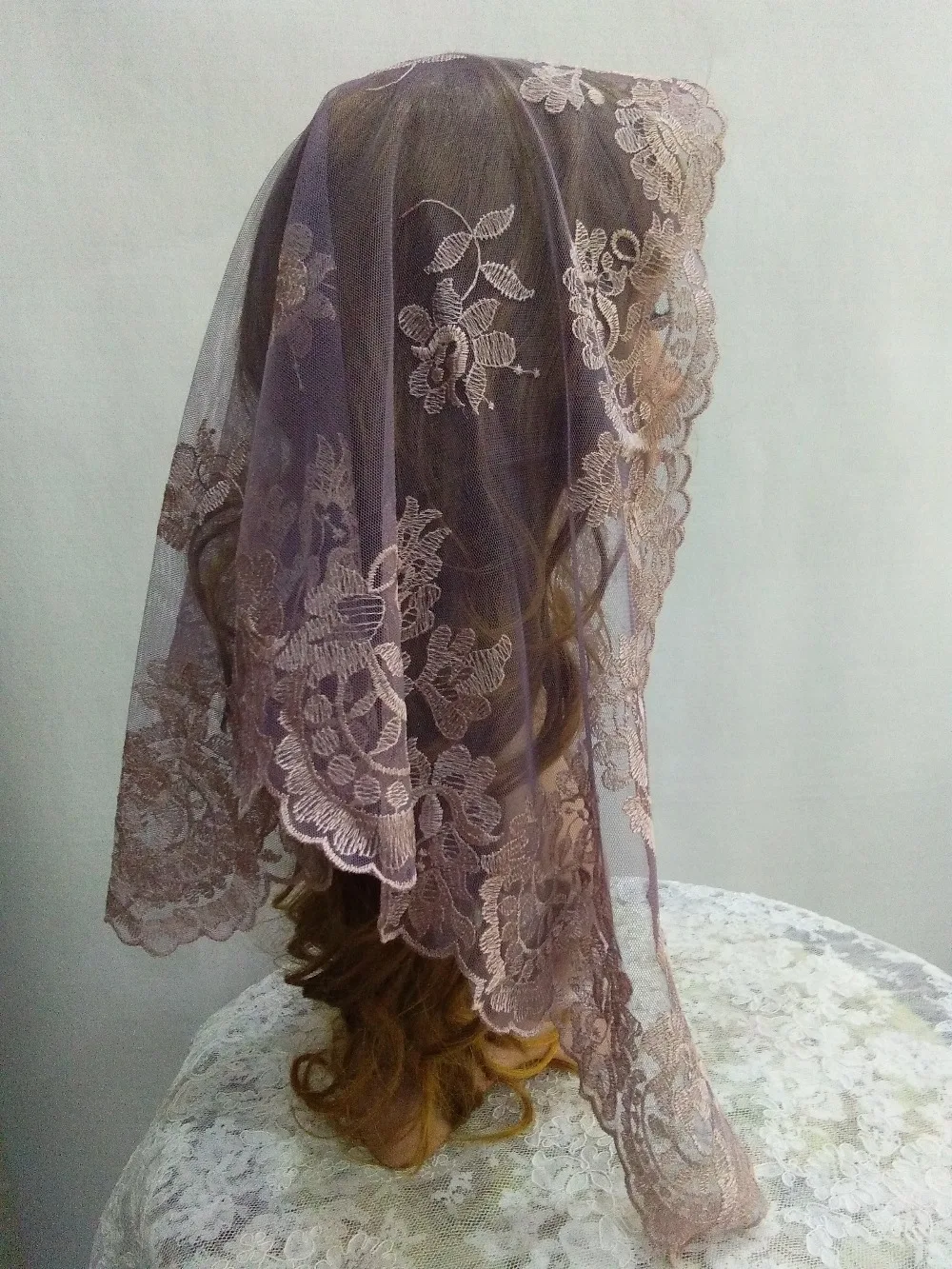 Catholic Lace Veil Chapel Scarf Spanish Lace Mantilla