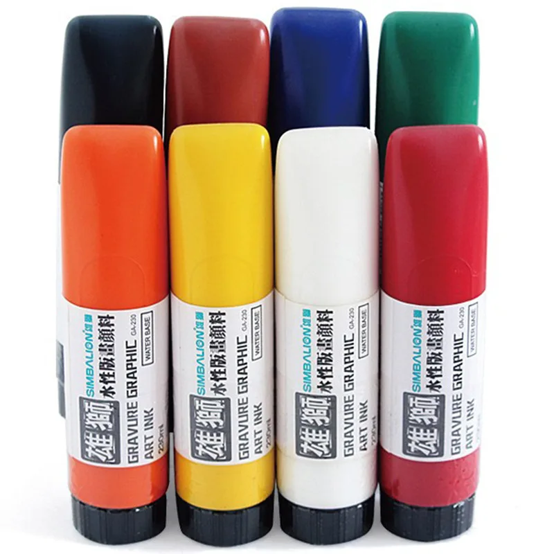 

Simbalion Water-based printing tools ink pigment 230ml large capacity washable printing ink