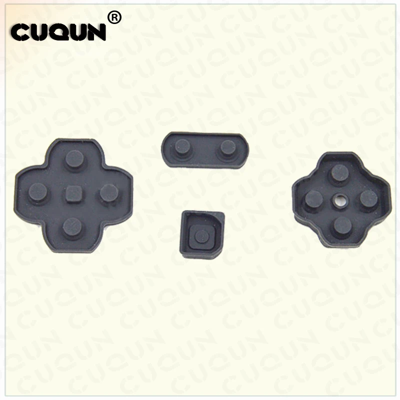 1 مجموعة = 4 قطعة أزرار لاصقة موصلة للوحة المفاتيح الأصلية لنينتندو 2DS