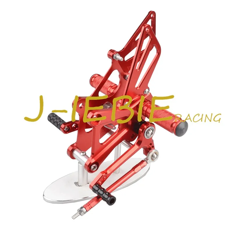 CNC Racing Rearset Adjustable Rear Sets Foot pegs Fit For Honda CBR250R CBR250 R 2011 2012 2013 2014 2015 RED