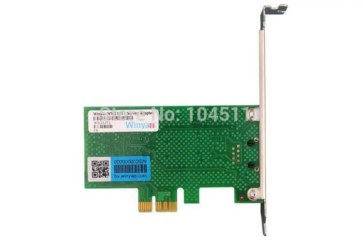 Winyao WYI210T1 PCI-E X1 서버 기가비트 이더넷 네트워크 어댑터 카드 NIC IntelI210T1 칩셋 ESXI5.5 데스크탑 82574L