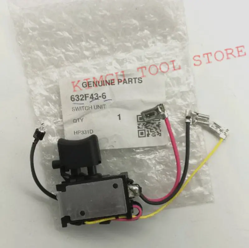 Genuine Switch For Makita 632F43-6 632F436 DF331D HP331D DF031D TD110D DF331 632J77-3 DF333