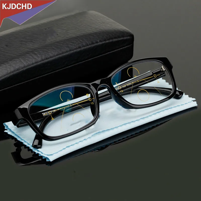 

Multi-focal Progressive Reading Glasses Men Women Diopter Presbyopic Eyeglasses Reading Clear Intelligence Multifocal Glasses