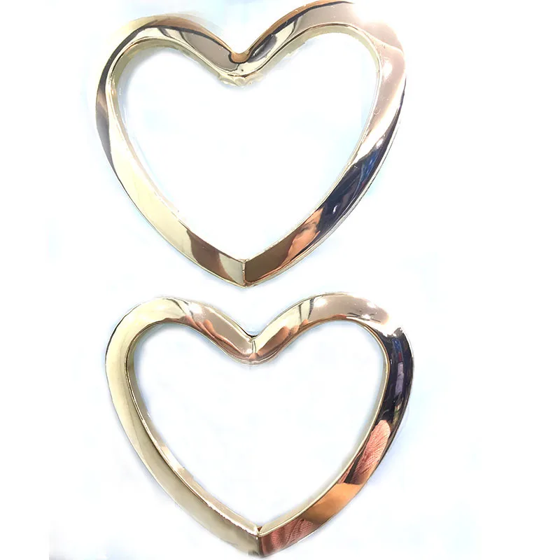 

11 x 8 cm large Light weight Round Heart Grommet purse handles