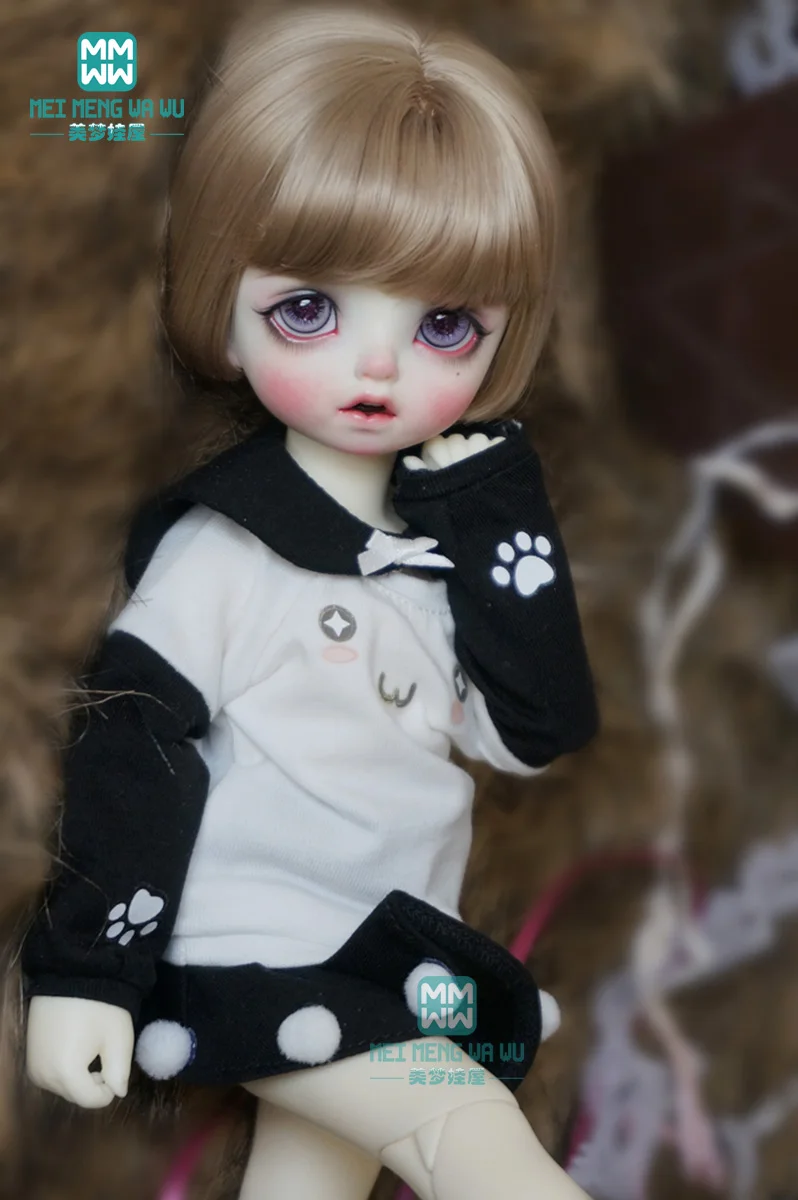 

BJD doll clothes fit 28--30cm 1/6 BJD Toys Spherical joint doll Casual ball jersey Sweatshirt