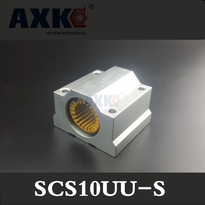 2025 High Quality 1PCS Sc10uu Scs10uu For 10mm Shaft Guide Rail Linear Bearing Block With Lm10uu-s Engineering Plastic Low Noise