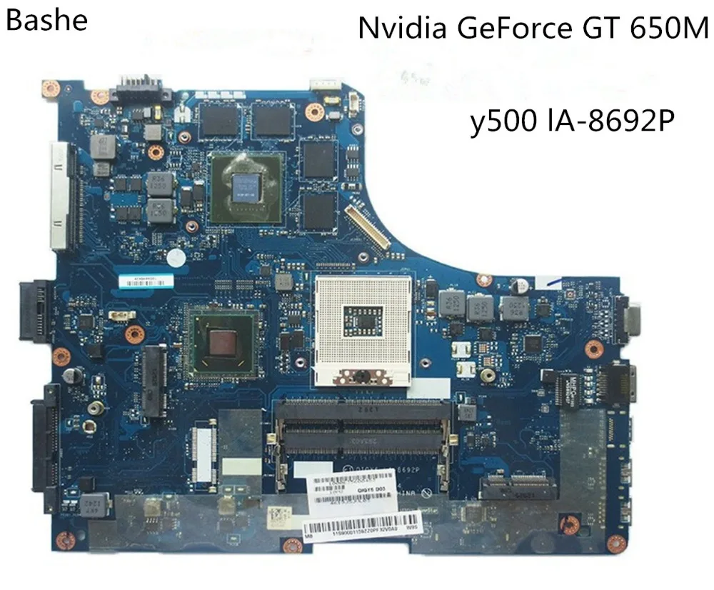 

For QIQY6 LA-8692P Main board For lenovo ideapad Y500 laptop motherboard GeForce GT650M full tested