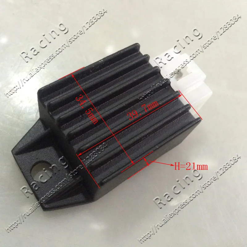 4 Pins Voltage Regulator Rectifier 4-Prong 50cc 70cc 90cc 110cc 125cc 150cc Chinese Scooter ATV Moped 12V Free Shipping