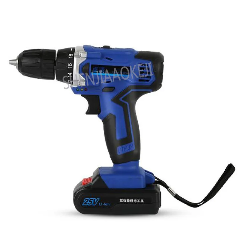 25V charging drill 32N.M Lithium battery rechargeable hand drill Electric screwdriver tool electric screwdriver torsion drill