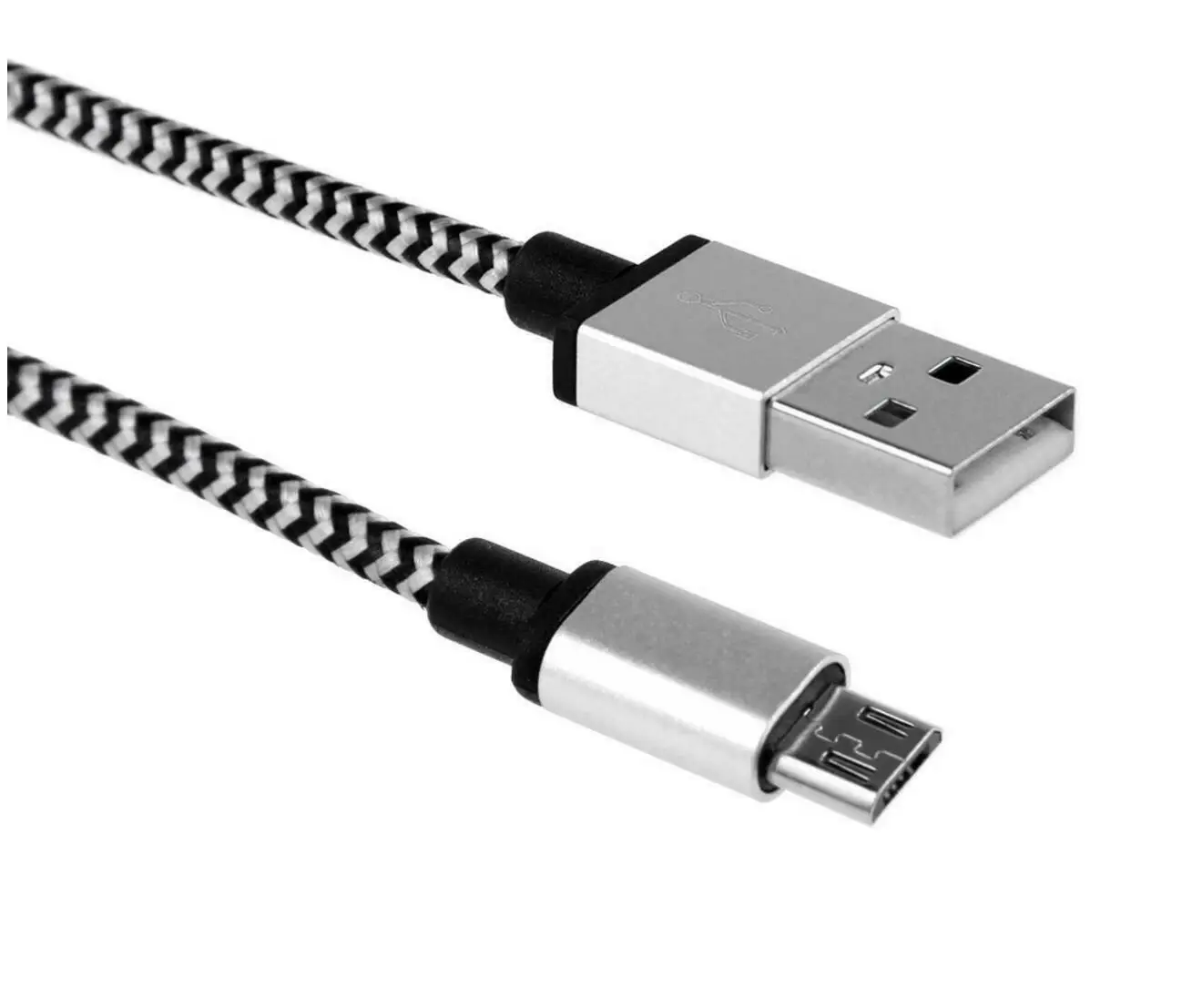 Usb Data Charger Kabel Gevlochten Aluminium Micro Usb Type C Data Sync Sneller Charger Kabel Voor Android Smart Telefoon