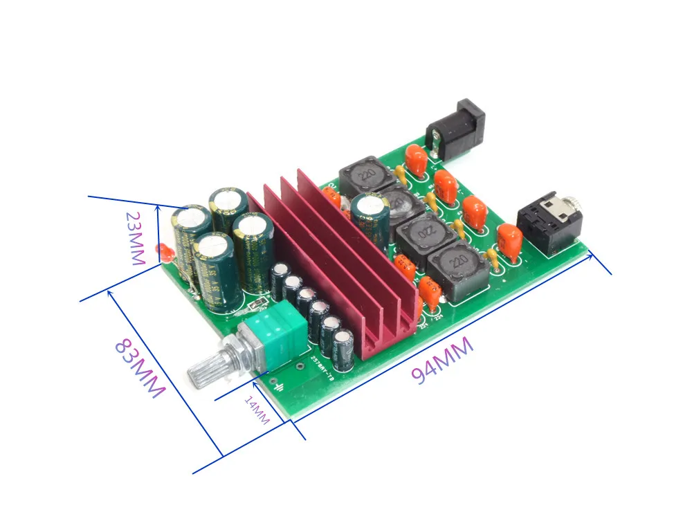 MINI TPA3116 2-канальная плата цифрового аудиоусилителя 100 Вт + 100 Вт