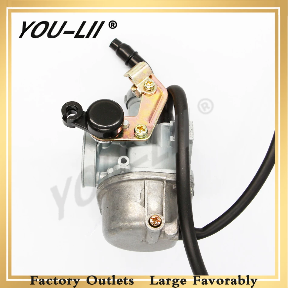 YOULII OEM Engine PZ22 22mm Carburetor & 38mm Air Filter For Keihin 125cc KAYO Apollo Bosuer xmotos Kandi dirt/pit bikes