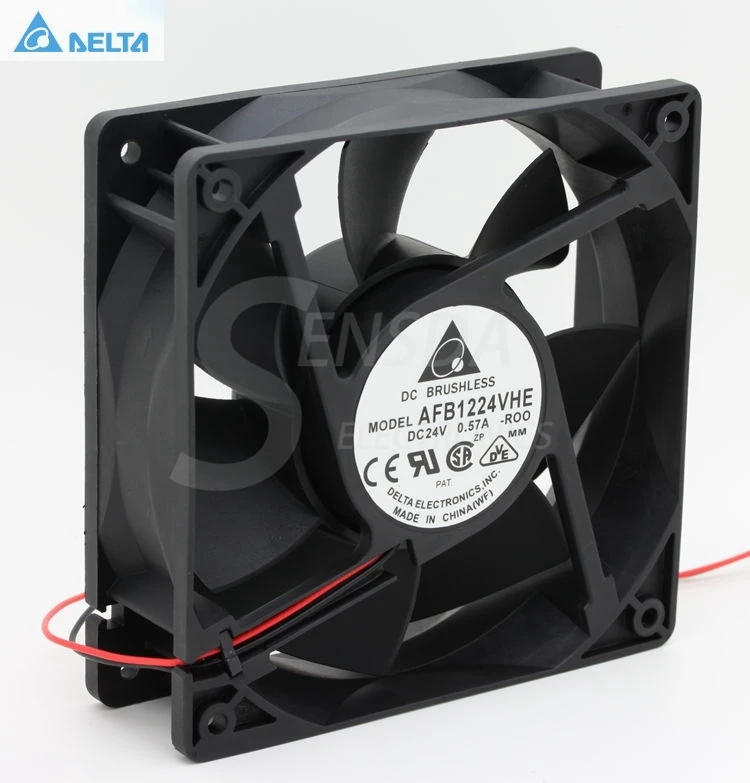 

for delta AFB1224VHE -ROO R00 12038 120mm 12cm DC 24V 0.57A server inverter industrial axial cooling fan