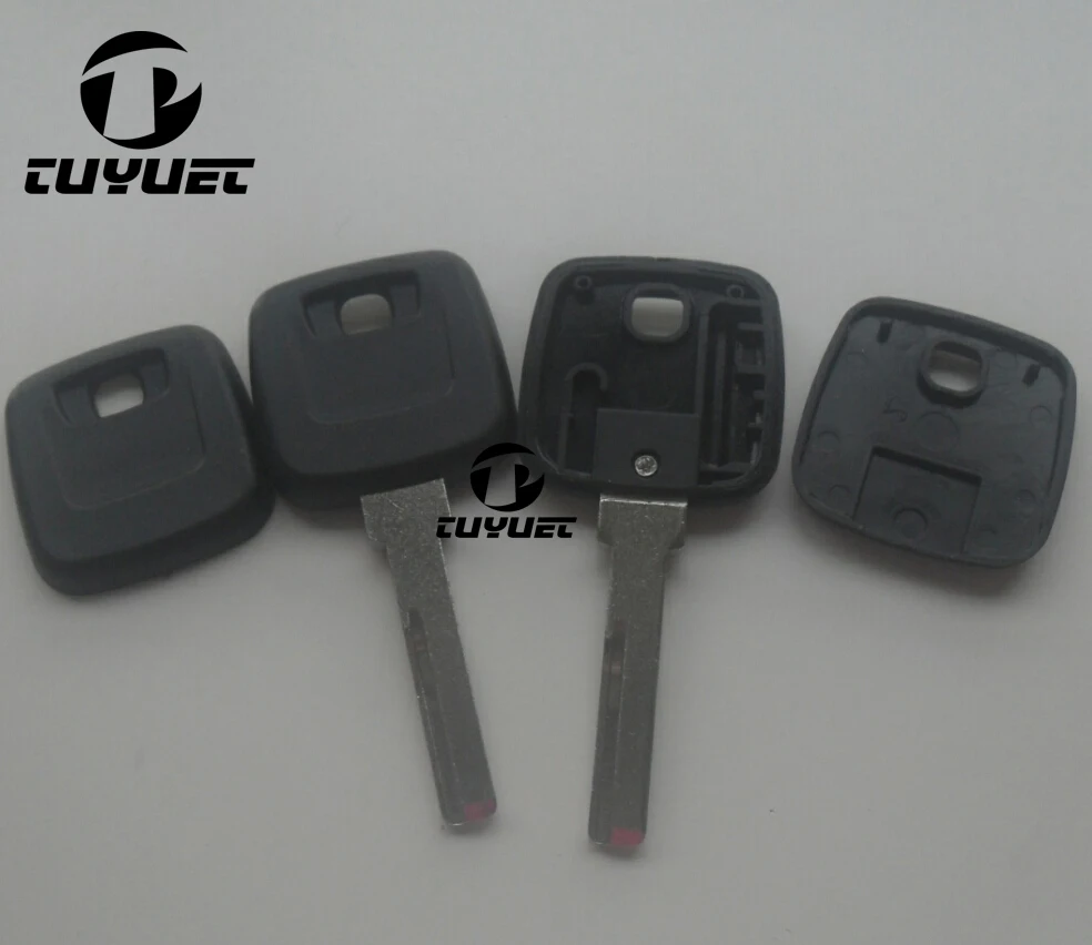 20PCS Replacement Transponder Key Shell For VOLVO S40 V40 Car Key Blanks Case with Groove On the Side(HU56R)