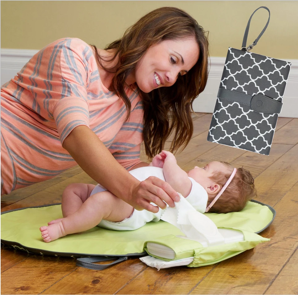 Waterproof baby changing mat sheet portable diaper changing pad travel table Changing Station Kit Diaper Clutch care products