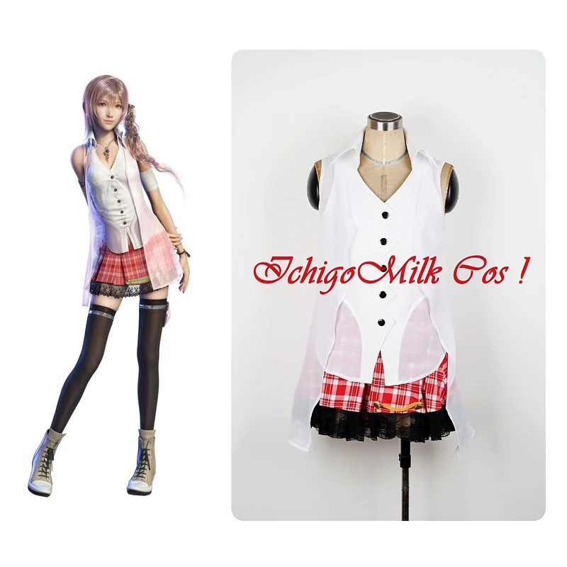 

2017 Final Fantasy XIII 13 Serah Farron Game Cosplay Costume