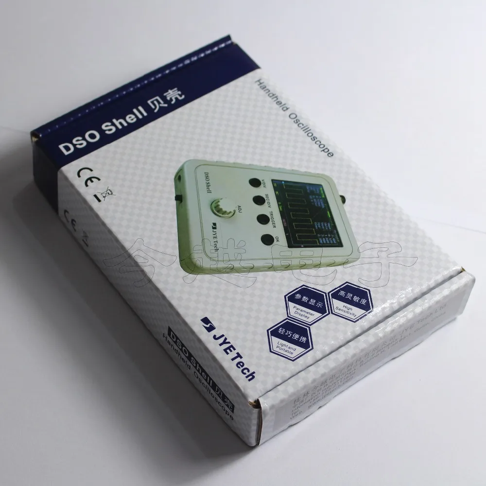 Imagem -05 - Jyetech Original Dso150 Dso Escudo Digital Handeld Osciloscópio Montado com a Mais Recente Firmware Bnc Sonda Incluído Saída de Dados