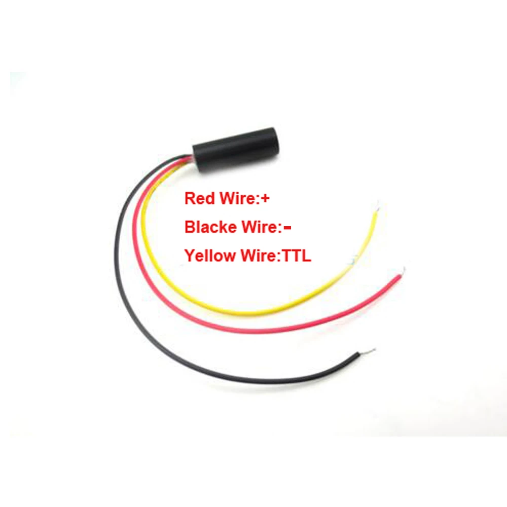 635nm 1mw /5mw Red Laser Point Module TTL Modulation 0-50KHZ 10 * 30 mm