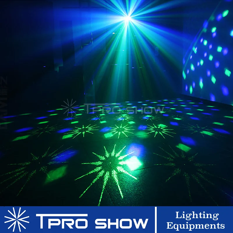 2in1 Laser Light RGB LED Disco Ball Stage Lighting Effect Music Remote Control RG Lazer Projector Mini For DJ Disco Stage Club