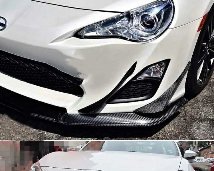 Fit for Subaru BRZ for TOYOTA 86 PassWord JDM wind knife  front spoiler /86, BRZ wind air  knife 4 pieces for 1 set