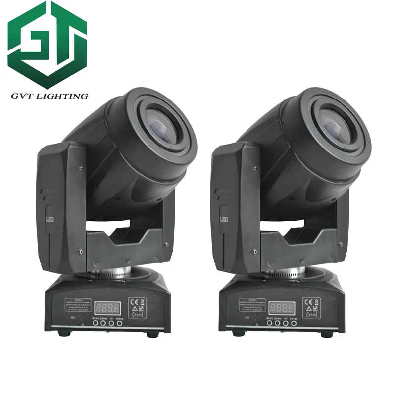 

2pcs/lot 60W Led Moving Head Light Spot/Pattern Rotation Gobo 3 Face Prism DJ Stage Disco Light Nightclub Party Light 60 watt