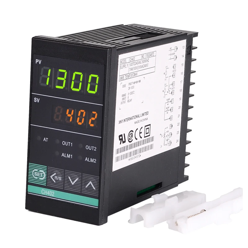 48*96mm Digital PID Temperature Controller CH402 Relay Output Without Sensor Vertical