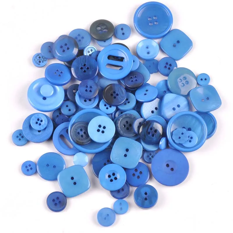 2019 ins hot 50pcs mixed Flatback Dyed Plastic sewing buttons for kids Scrapbooking DIY Craft handicrafts ornament cp2240