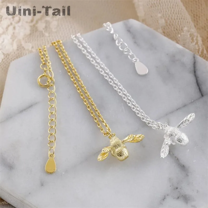 Uini-Tail hot new 925 Tibetan silver temperament cute little bee bracelet female models fashion tide flow high quality GN918