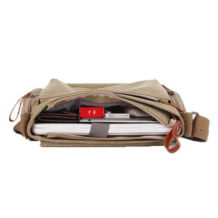 MANJIANGHONG-Bolso de mensajero Vintage para hombre, bandolera de lona, informal, con estampado