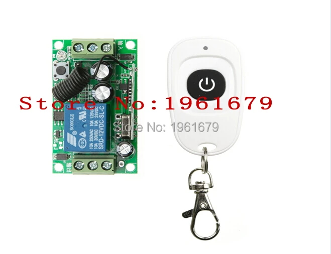 DC 12 V  1ch   RF 315mhz  wireless remote control switch    1 X receiver &1 X  transmitter with one button