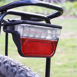 Enhanced Ebike Taillight with Flash Mode | Compatible with 12V 24V 36V 48V | Bicycle Rear Light for E-Bikes and E-Scooters