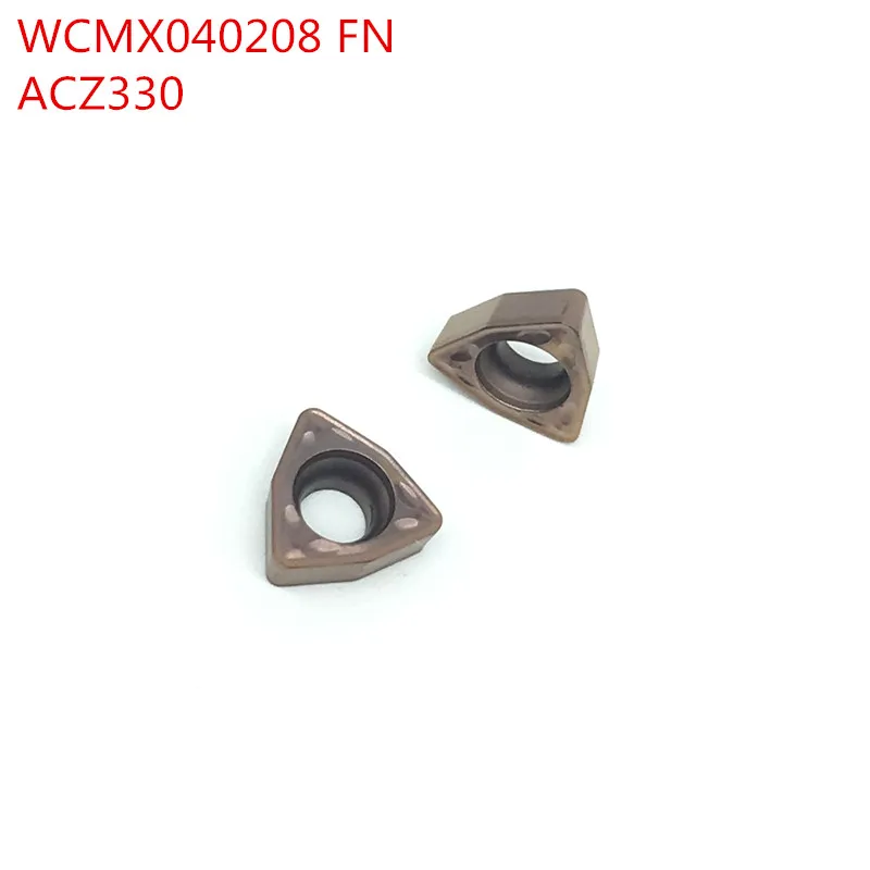 مثقاب خراطة WCMT WCMX040208 FN ACZ 330 ، أدوات خراطة cnc ، 10 قطعة