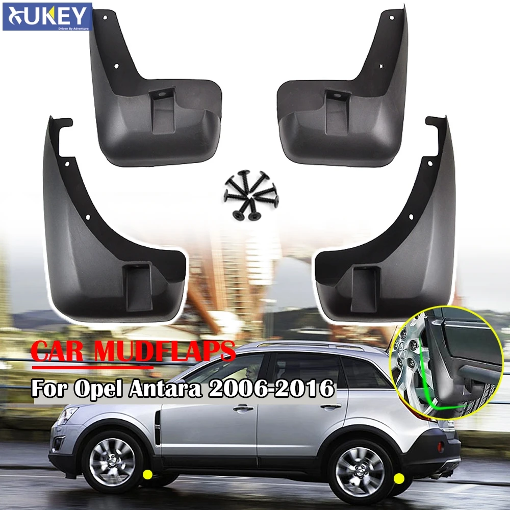 

4x For Opel Vauxhall Antara Daewoo Winstorm Chevrolet Holden Captiva 5 MaXX Sport Front Rear Mudflaps Mud Flaps Splash Guards