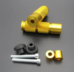 2pcs 5 colors Universal CNC Aluminum Motorcycle Bike ATV Footrests Foot Pegs Pedals Motorcycle Modification Parts
