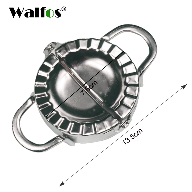 WALFOS FOOD GRADE Stainless Steel Dumpling Maker Mold Wrapper Dough Cutter Pie Ravioli Dumpling Mould Tools Kitchen Accessories