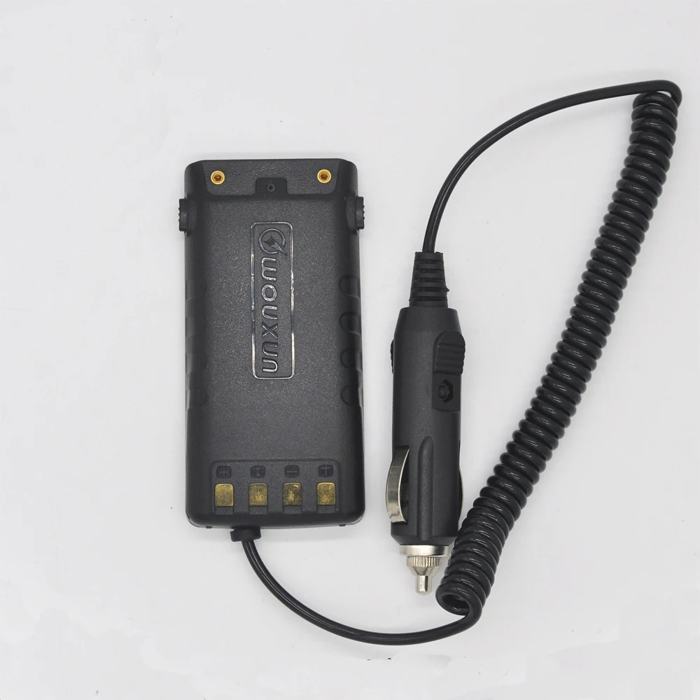 WOUXUN-walkie-talkie eliminador de batería, adaptador de carga de coche para WOUXUN KG-UV9D(Plus)/ KG-UV9D, Radio Ham, transceptor Hf, Original