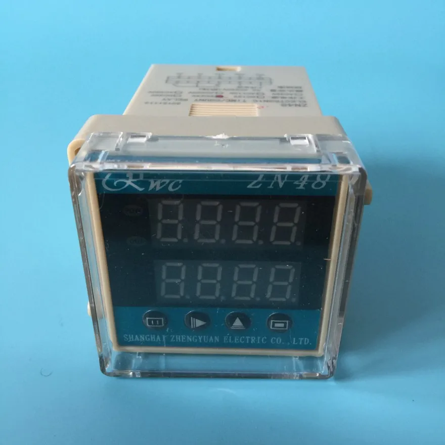 Ditigal Time Relay Counter ZN48 Universal DC12V DC24V AC22V AC380V intelligent double digital Relays