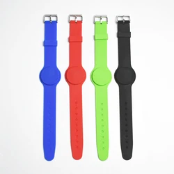 10pcs/Lot 125Khz RFID EM4305 T5577 Waterproof Proximity Rewritable Smart Adjustable Wristband Bracelet ID Card