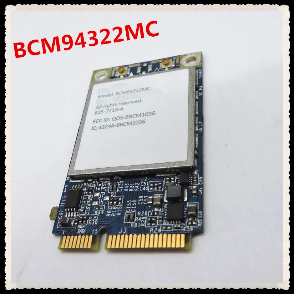 For APPLE Broadcom BCM94322MC 4322 AGN 2.4&5G 300Mbps Wireless-N Wifi PCI-E Mini Wlan wireless Network Card Support MAC OS