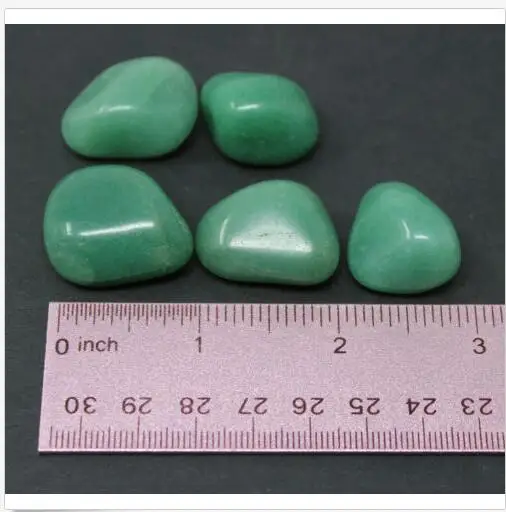 1/2 lb Bulk Green Aventurine Quartz Jade Tumbled Gemstones