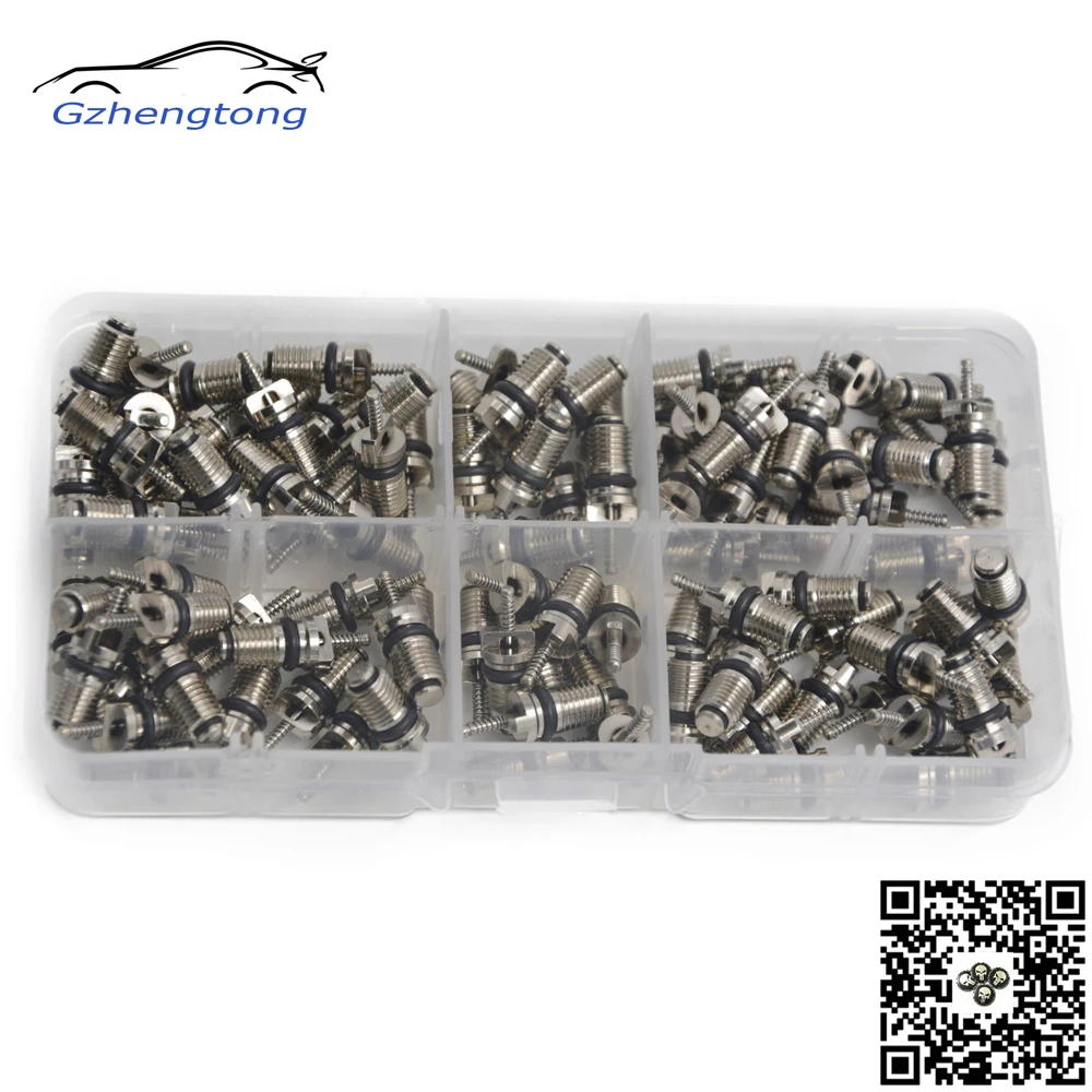 100pcs/Lot Black Color Auto Air Conditioning Repair Tool for R134A Core Environmental Temperature High Pressure Metal Valve Core