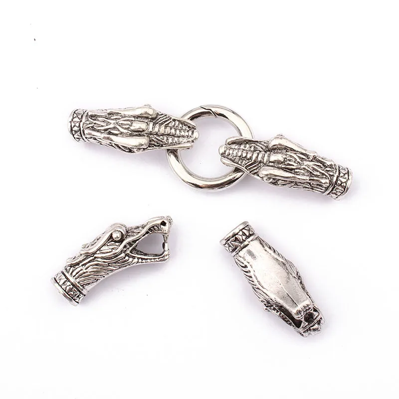 Bộ 3 Khóa Cấp Nắp Có Lò Xo Khóa 6 Mm Dây Da Trang Sức Làm Cho Những Phát Hiện