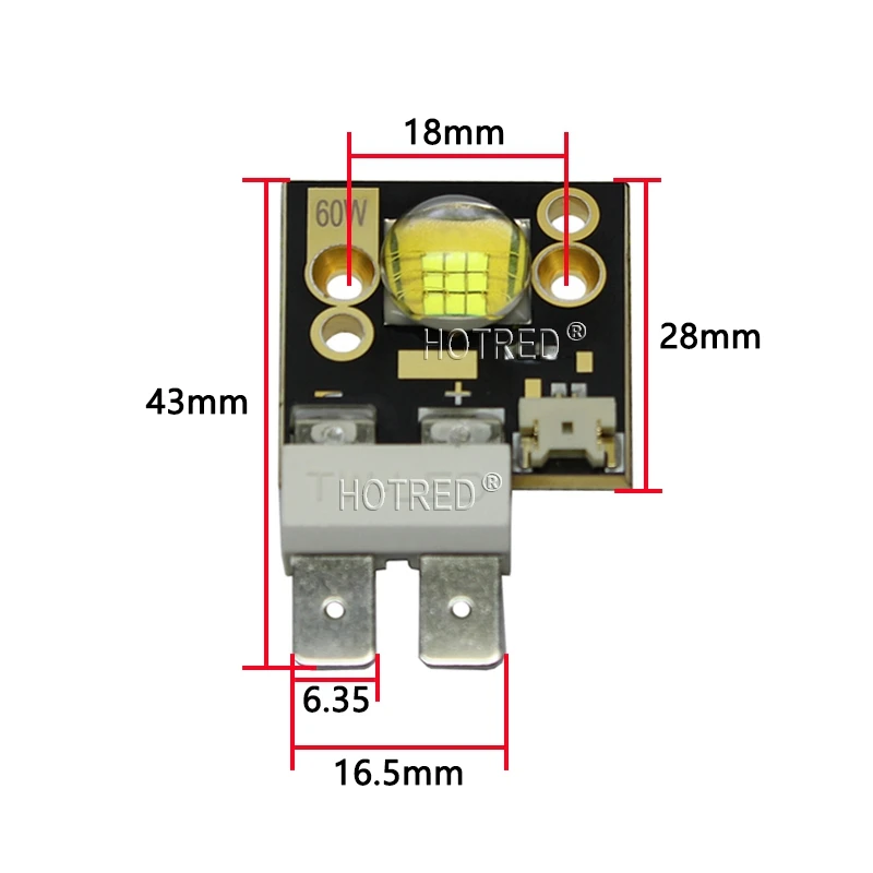 Import CBT90 SCT90 CBT-90 CST-90 60W Import LED Diode Emitter Cold White Model for Follow spot light Stage Moving head bulb lamp